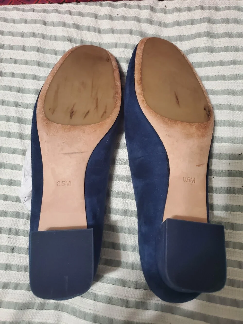 Tory Burch Blue Suede Pumps